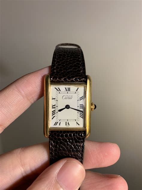 cartier tank gold replica|look alike cartier watches.